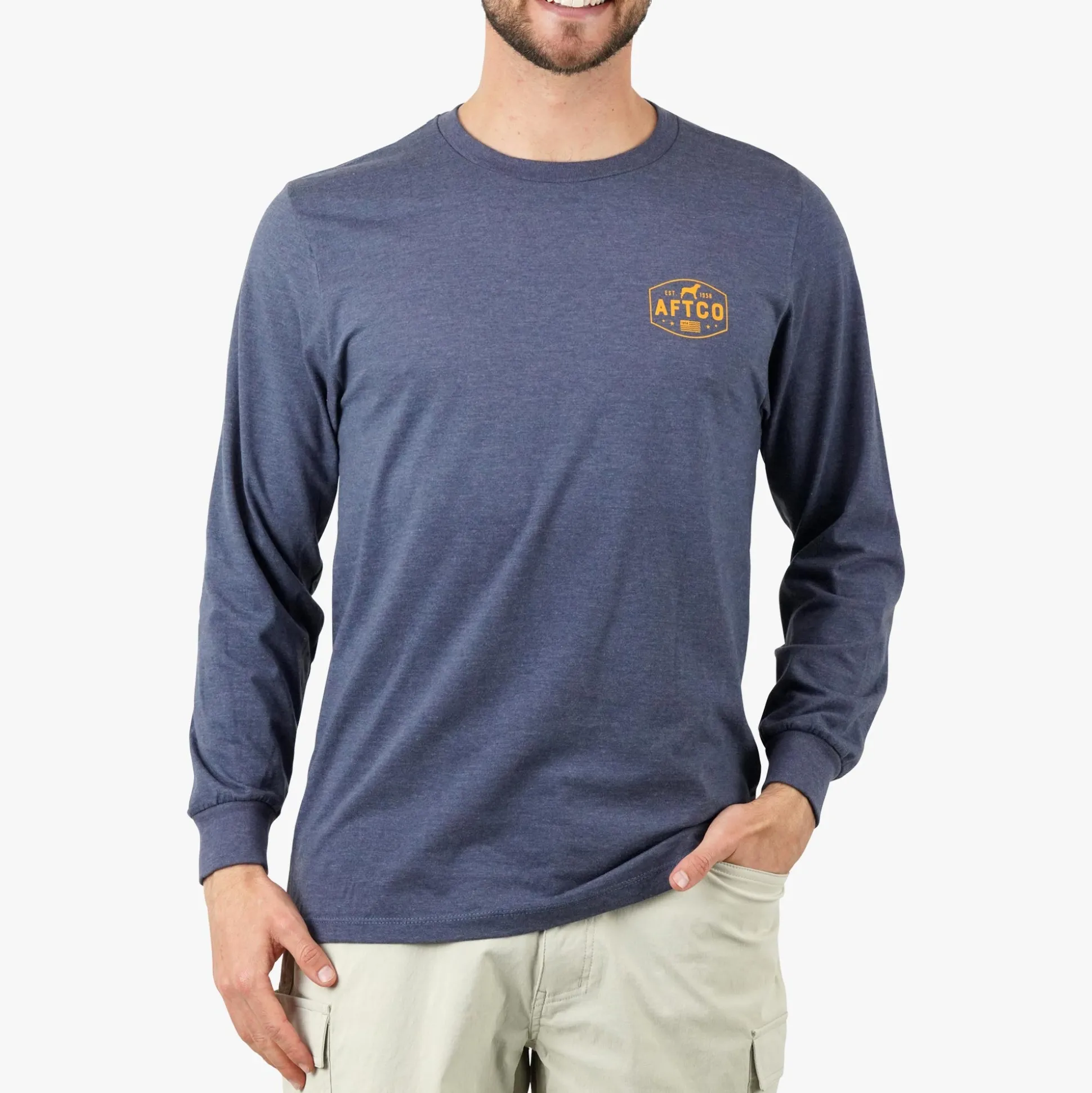 Best Friend Long Sleeve Fishing T-Shirts | AFTCO