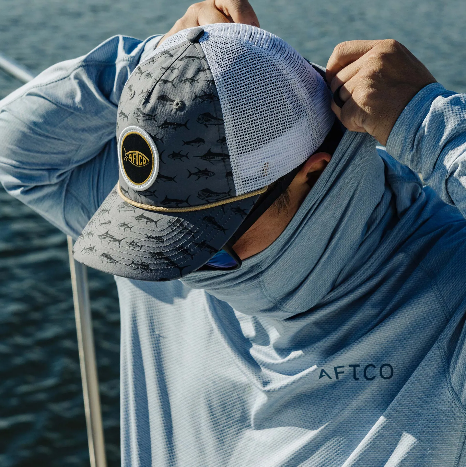 Big 3 Fishing Trucker Hat | AFTCO