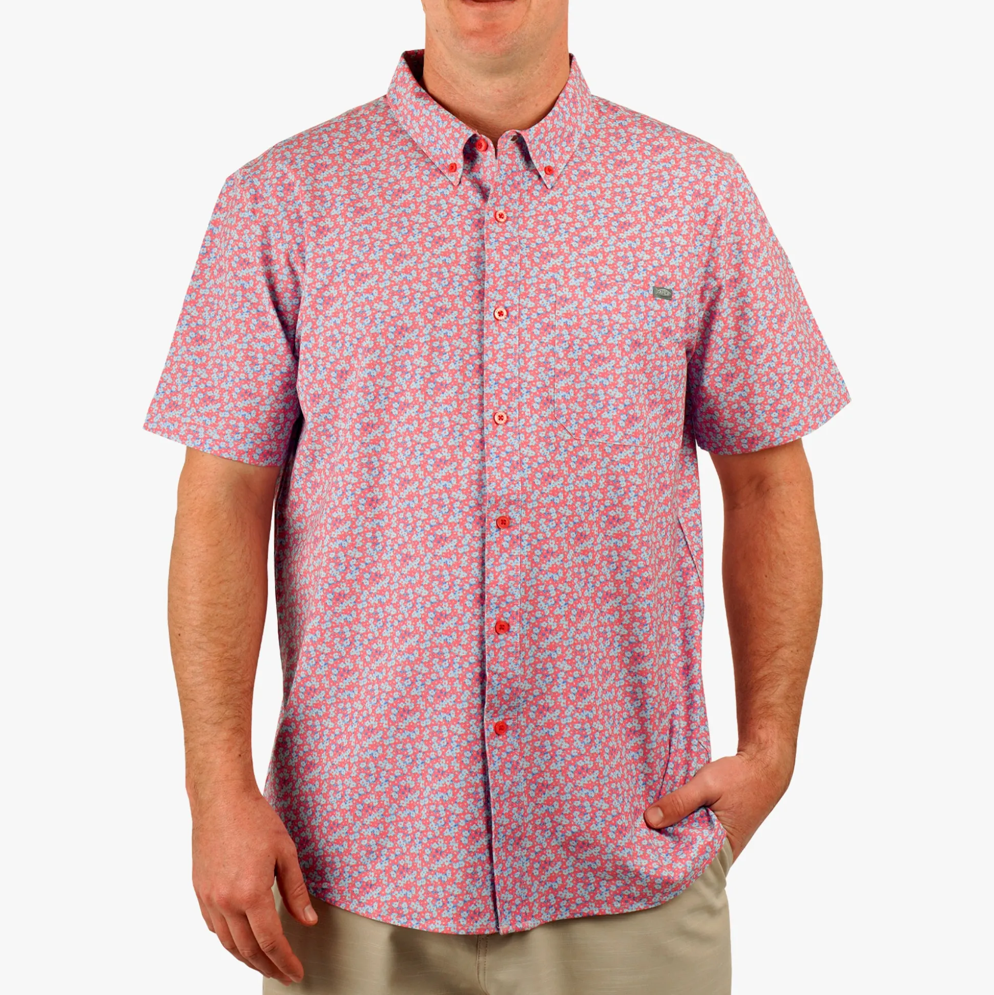 Boatbar Printed Button Down Fishing Shirt | Fathom