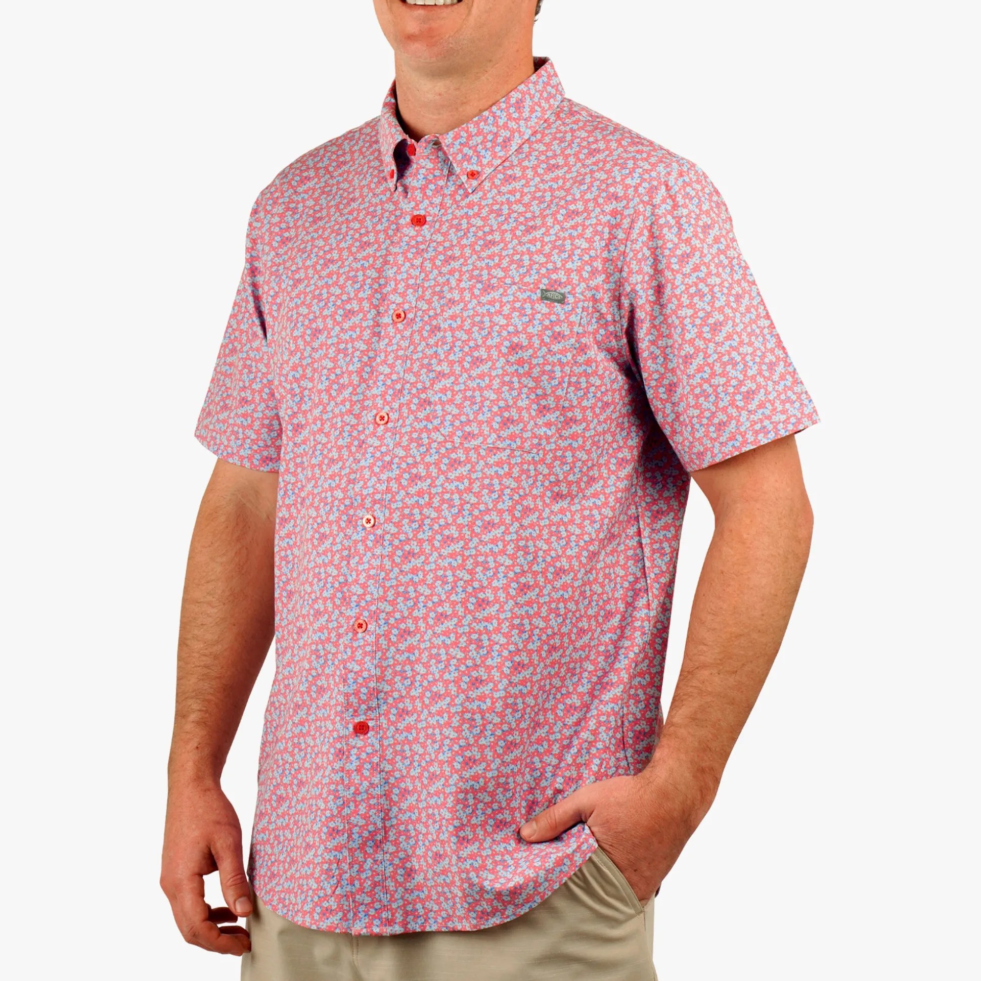 Boatbar Printed Button Down Fishing Shirt | Fathom