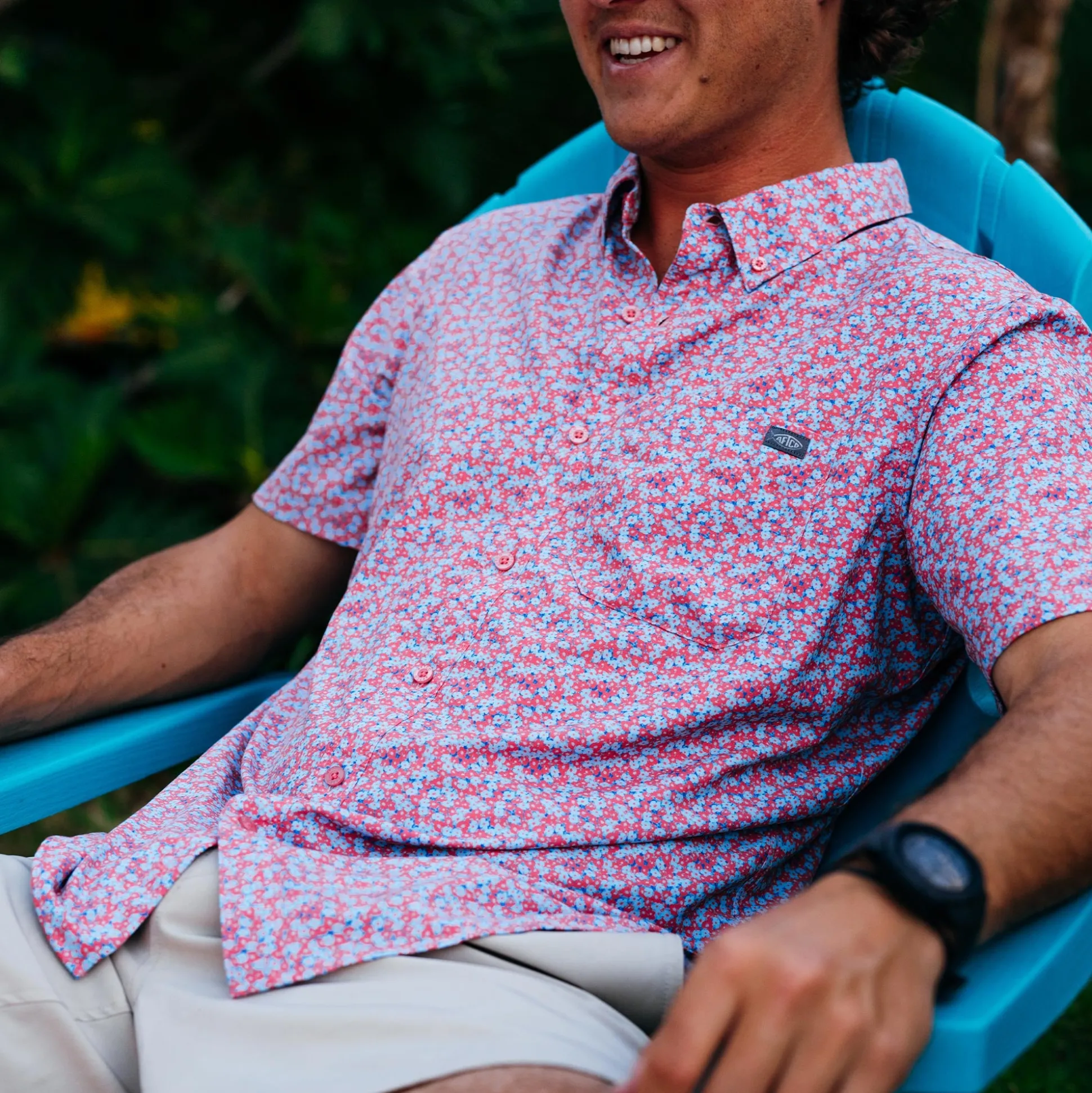 Boatbar Printed Button Down Fishing Shirt | Fathom