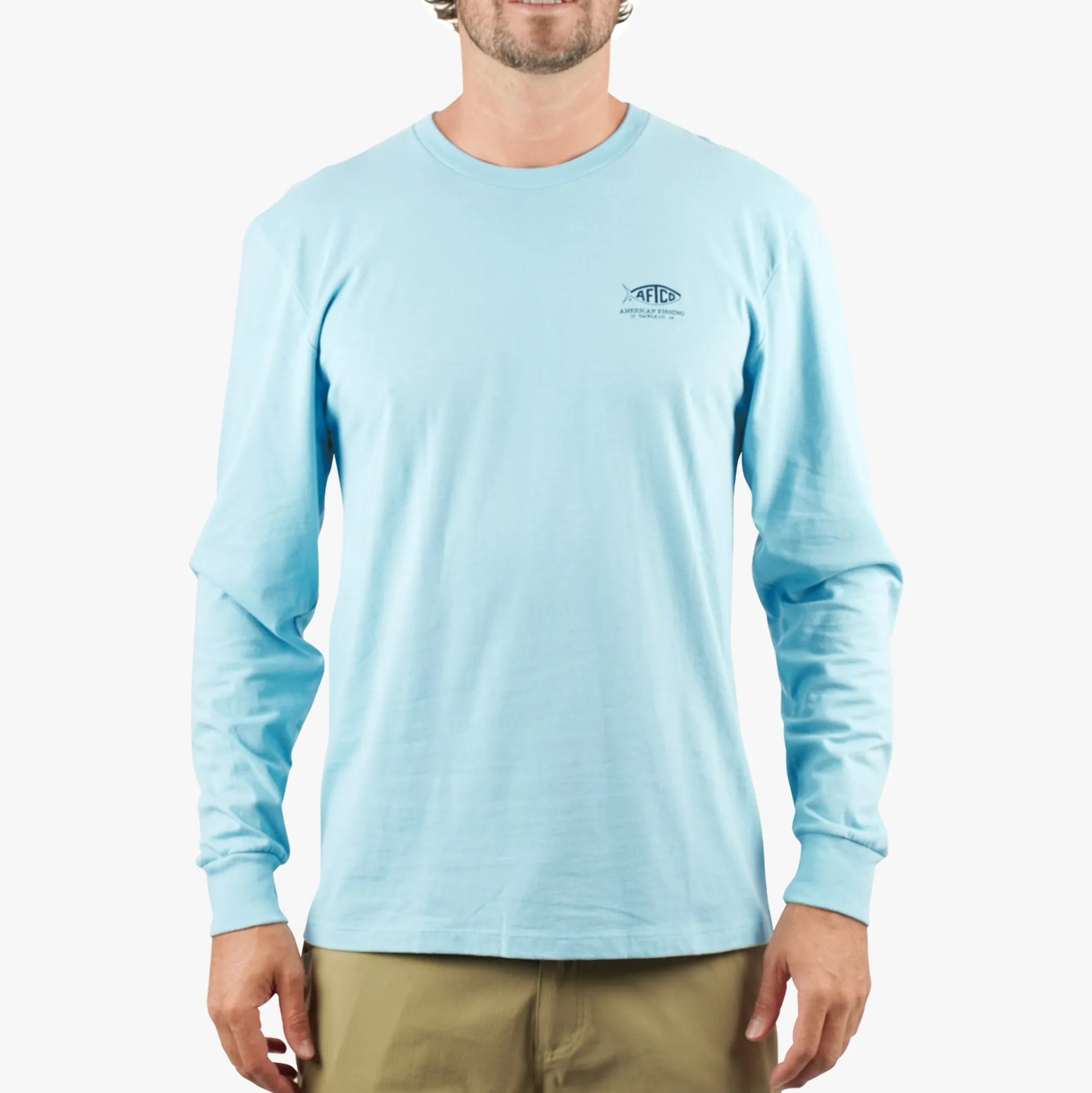 Bucket Long Sleeve Fishing Tee Shirt | AFTCO