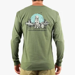Bucket Long Sleeve Fishing Tee Shirt | AFTCO