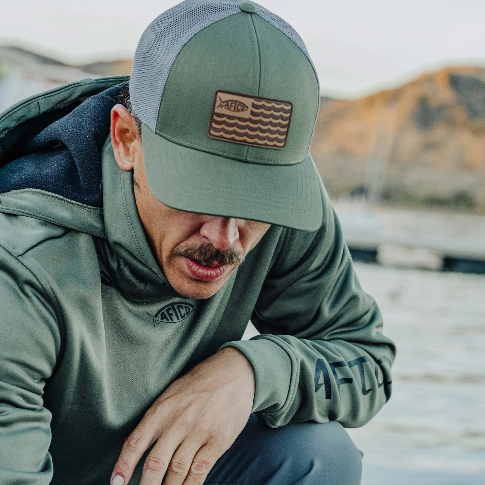 Canton Fishing Trucker Hat | AFTCO