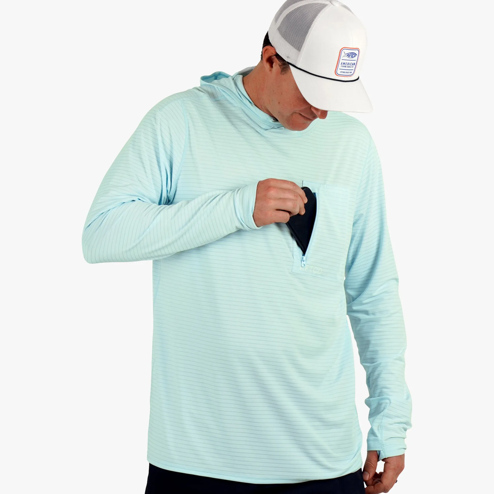 Channel Hooded Performance Shirt