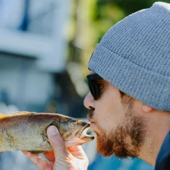 Chevron Waffle Fishing Beanie | AFTCO
