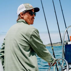 Coastal Layer 1/4 Zip Fishing Pullover | AFTCO