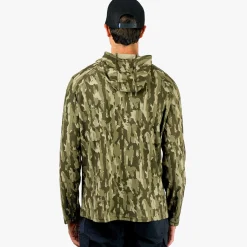 Coastal Layer Printed Camo Fishing Hoodie | AFTCO