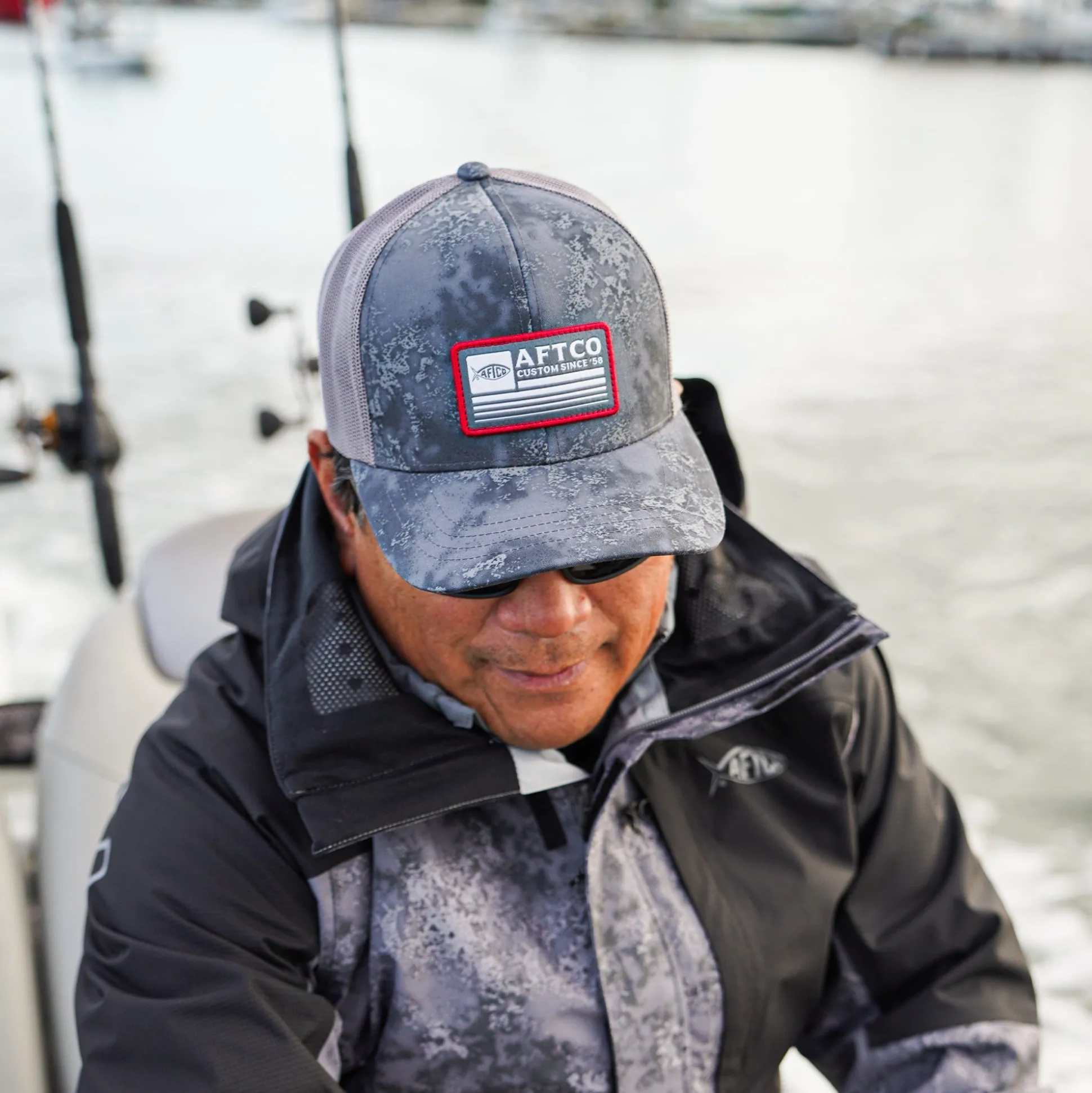 Crossbar Camo Fishing Hat | AFTCO