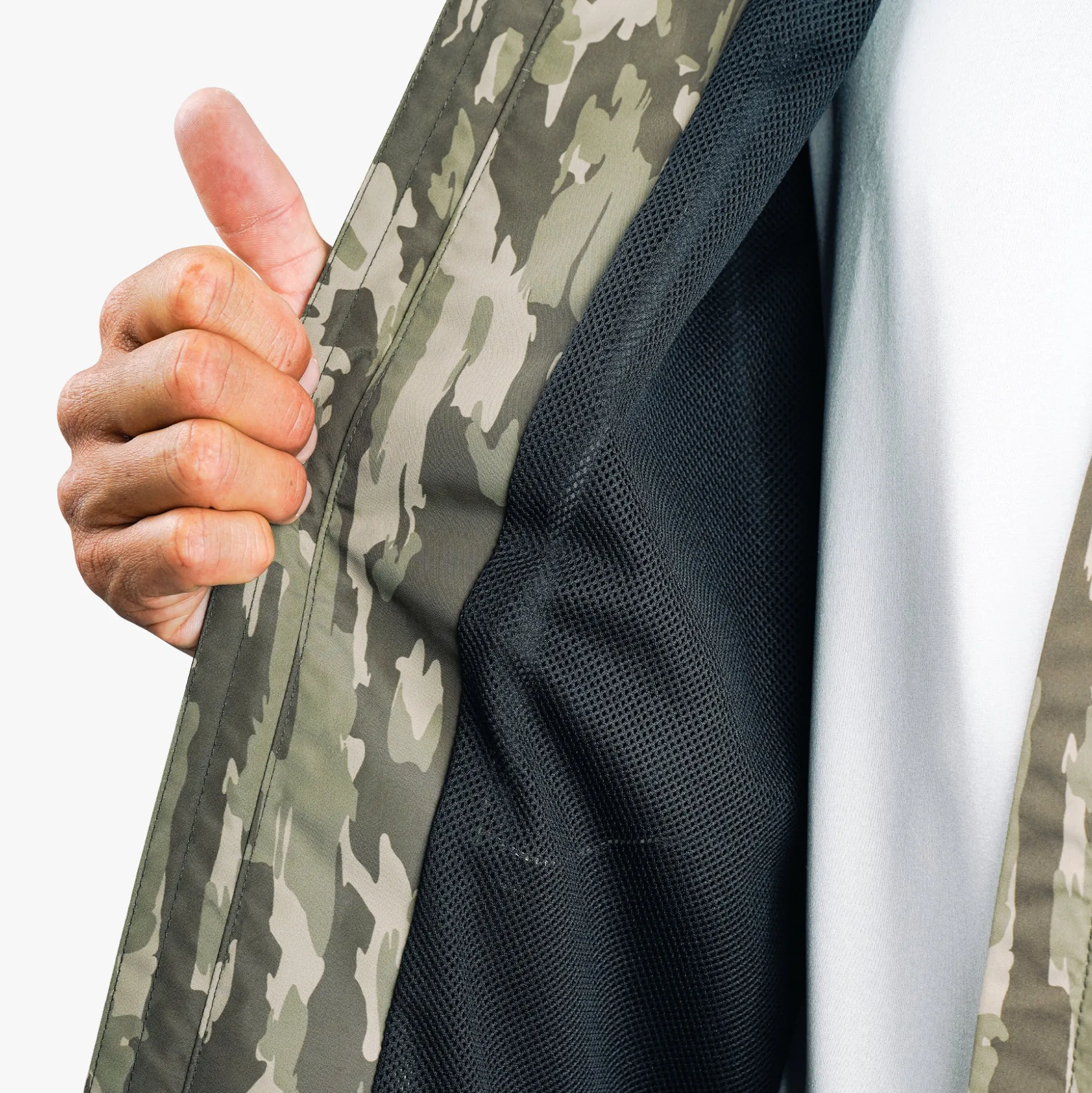 Crossing Printed Camo Fishing Jacket | AFTCO