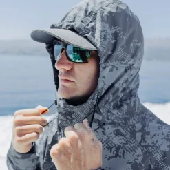 Crossing Printed Camo Fishing Jacket | AFTCO