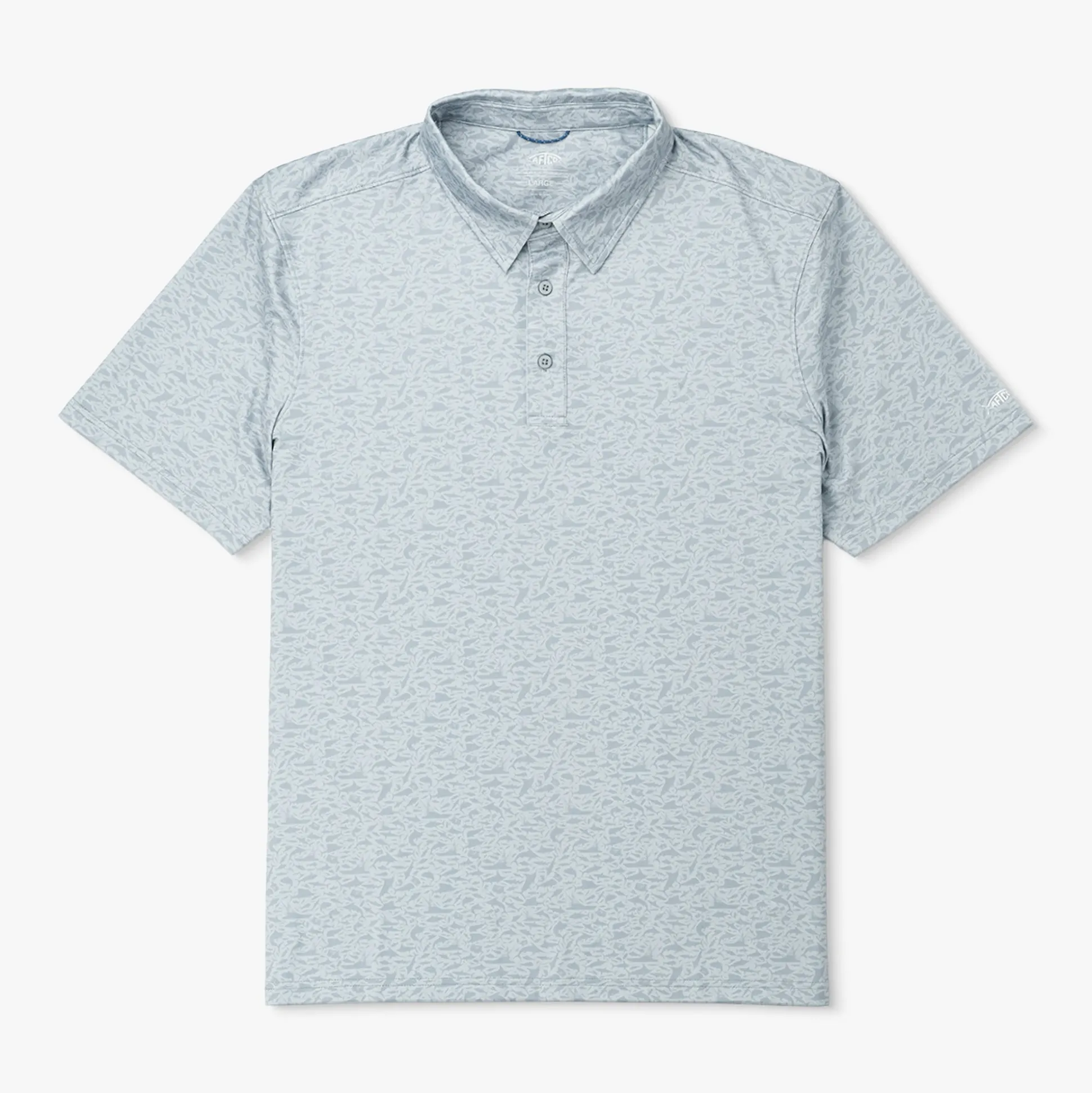 Cypress Printed Performance Fishing Polo | AFTCO