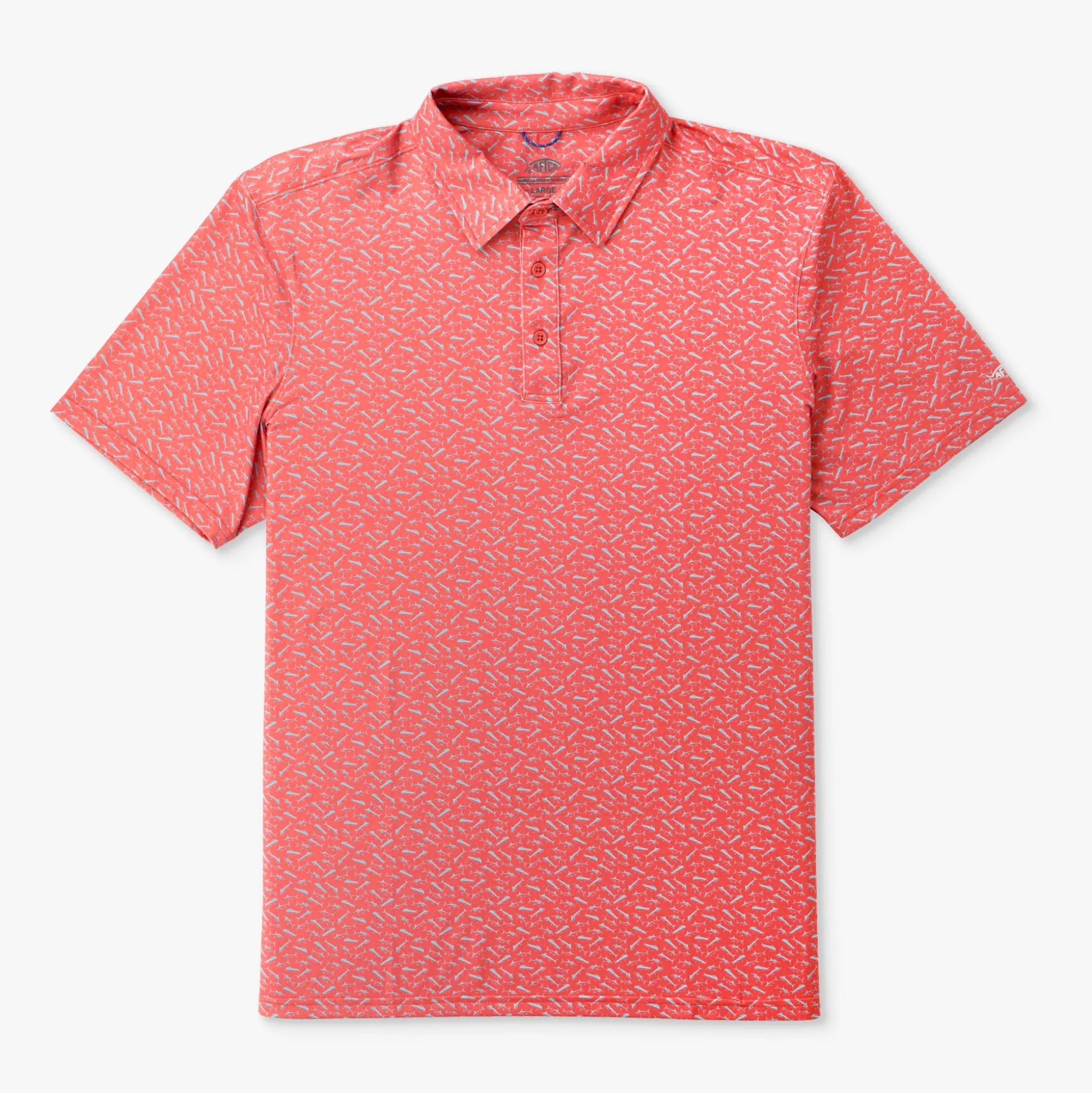 Cypress Printed Performance Fishing Polo | AFTCO