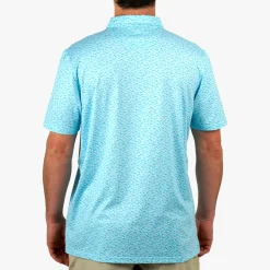 Cypress Printed Performance Fishing Polo | AFTCO