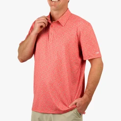 Cypress Printed Performance Fishing Polo | AFTCO