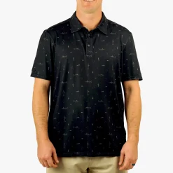 Cypress Printed Performance Fishing Polo | AFTCO