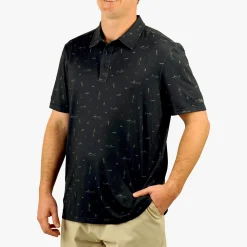 Cypress Printed Performance Fishing Polo | AFTCO