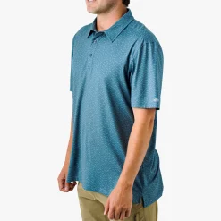 Cypress Printed Performance Fishing Polo | AFTCO