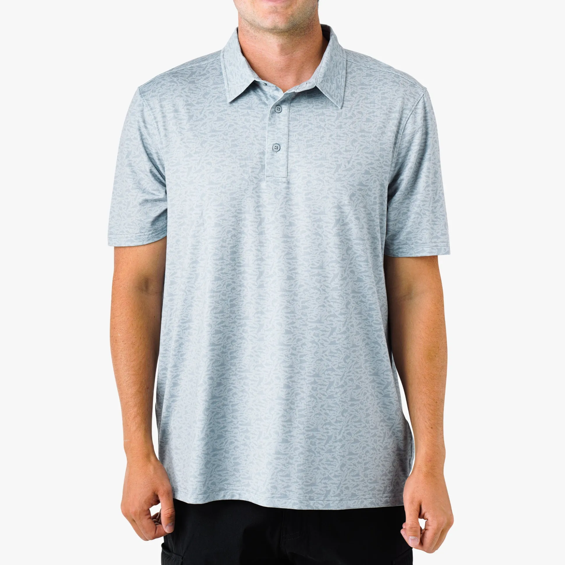 Cypress Printed Performance Fishing Polo | AFTCO