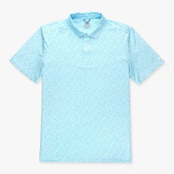 Cypress Printed Performance Fishing Polo | AFTCO