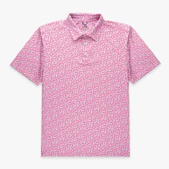 Cypress Printed Performance Fishing Polo | AFTCO