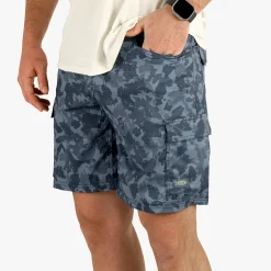 Deckhand Camo Fishing Cargo Shorts | AFTCO