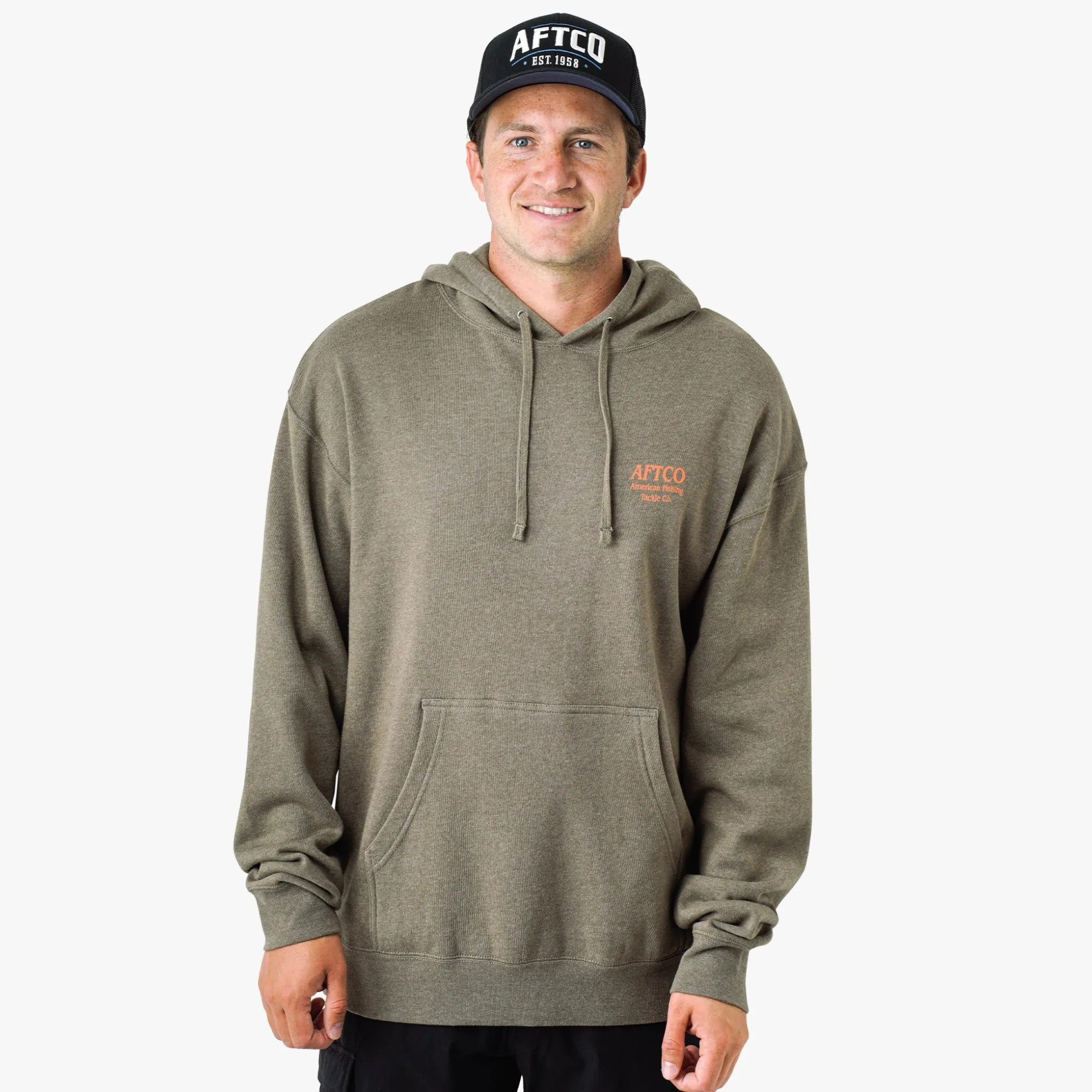 Docked Mens Pullover Sweatshirt Hoodie | AFTCO