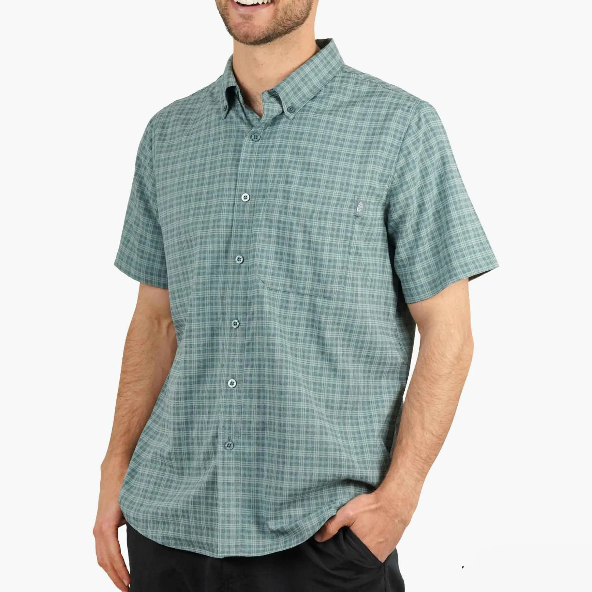 Dorsal Short Sleeve Button Down Shirt | AFTCO