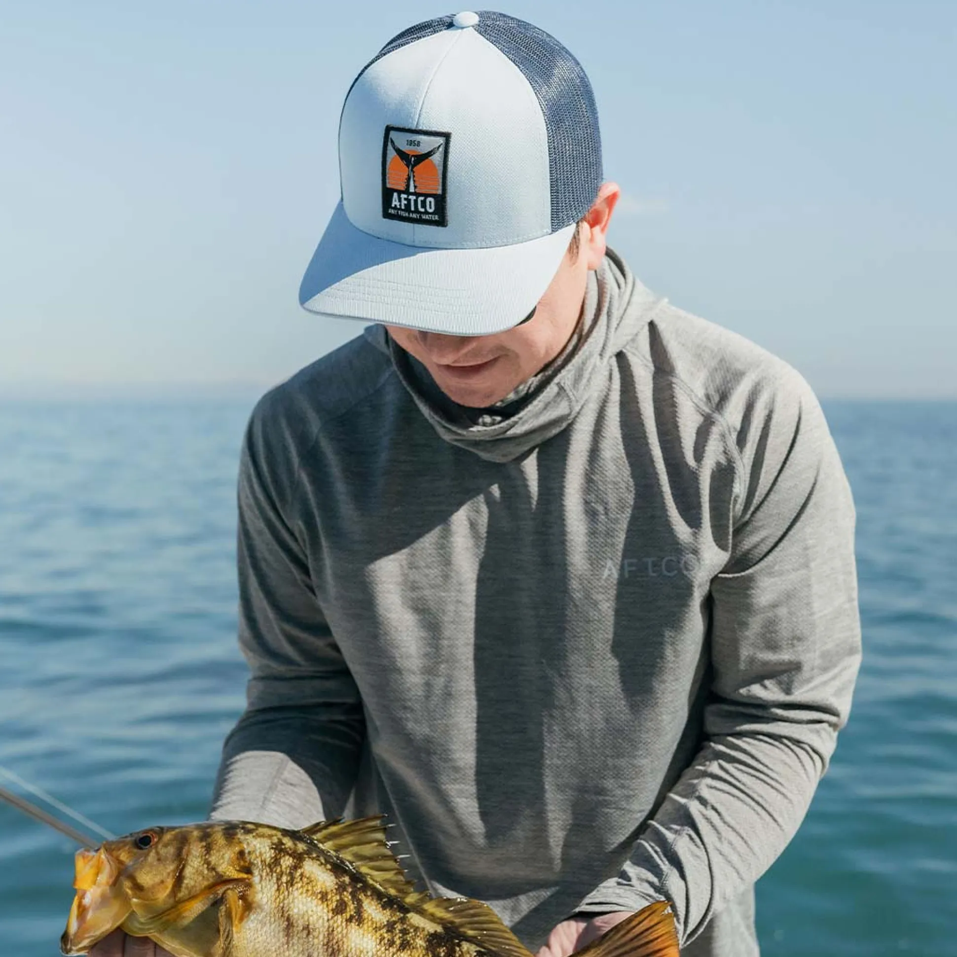 Eclipse Fishing Trucker Hat | AFTCO