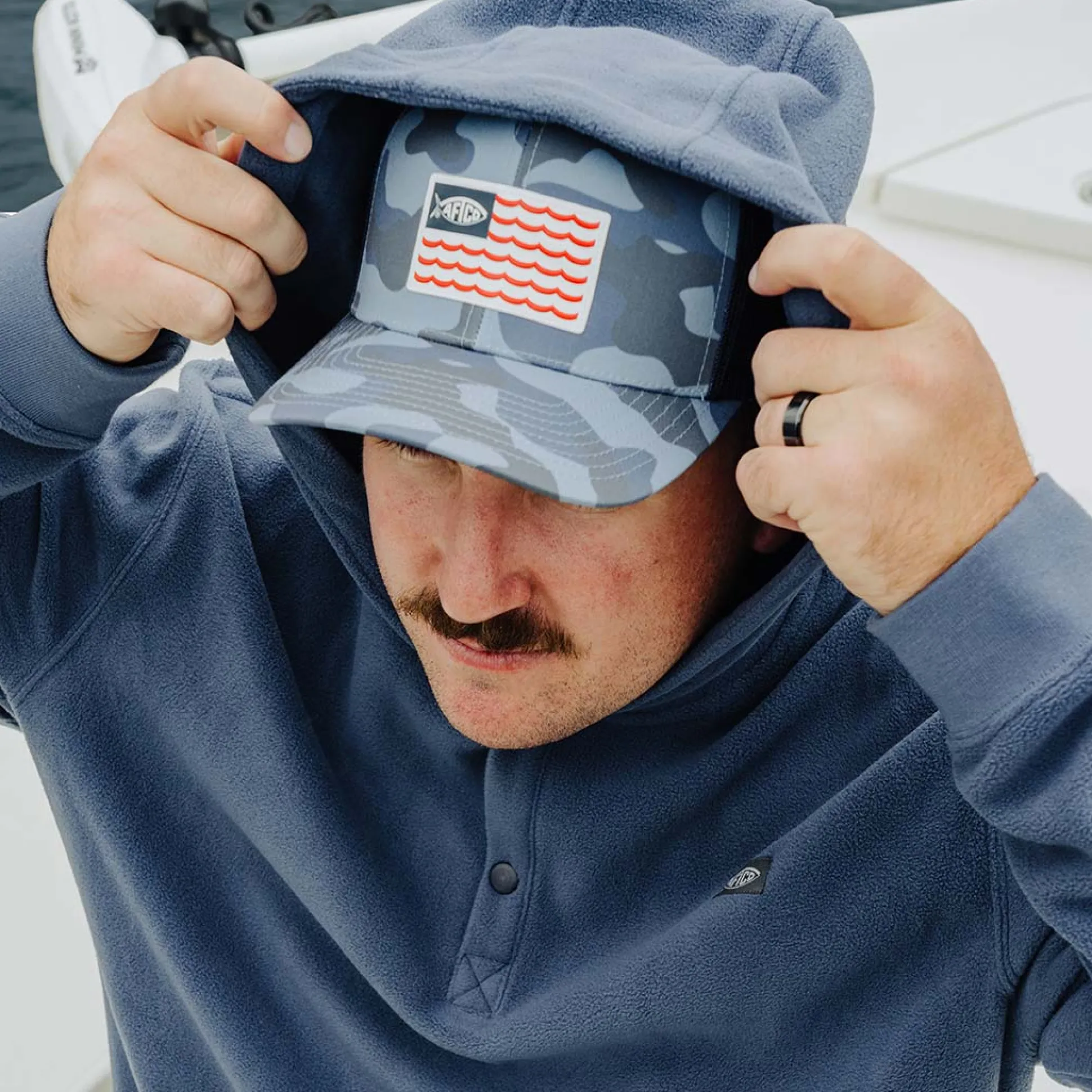 Fish Camp Pullover Fishing Sweatshirt | AFTCO