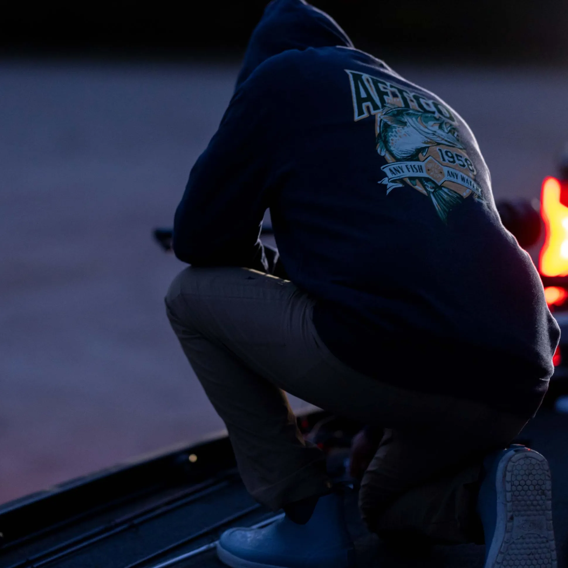 Framed Bass Fishing Sweatshirt | AFTCO