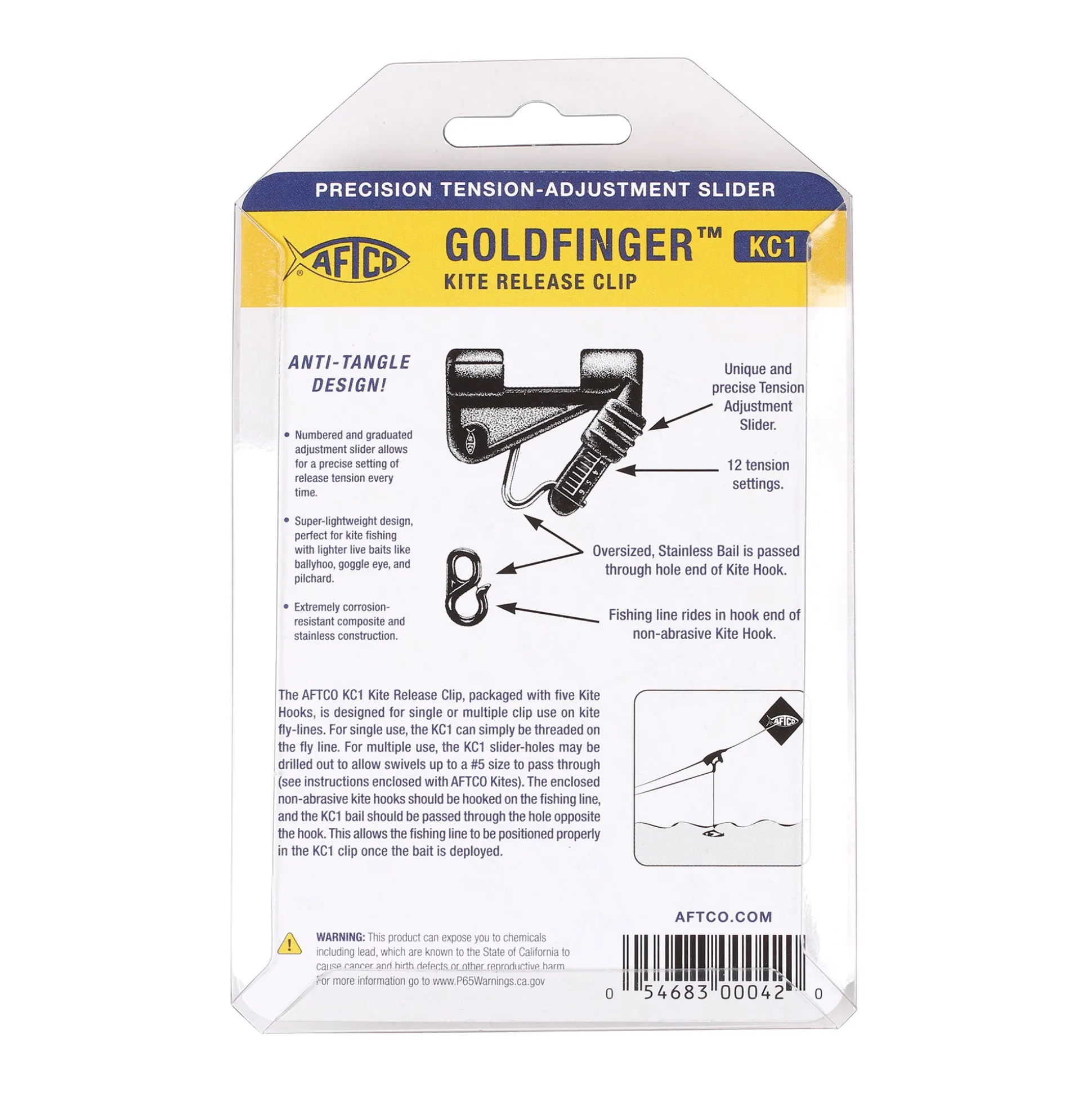 Goldfinger Kite Release Clip