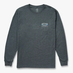 Gradient Script Long Sleeve Men's Fishing Shirt | AFTCO