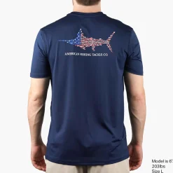 Jigfish Americana SS Sun Protection Shirt | AFTCO