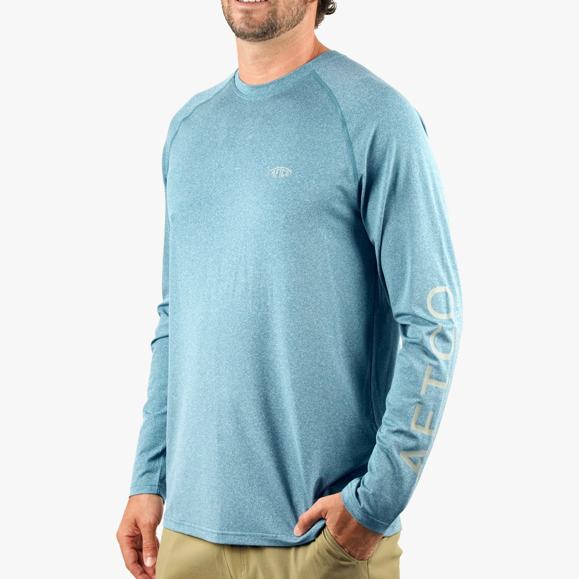 Men's Long Sleeve Sun Protection Shirt - Samurai by AFTCO