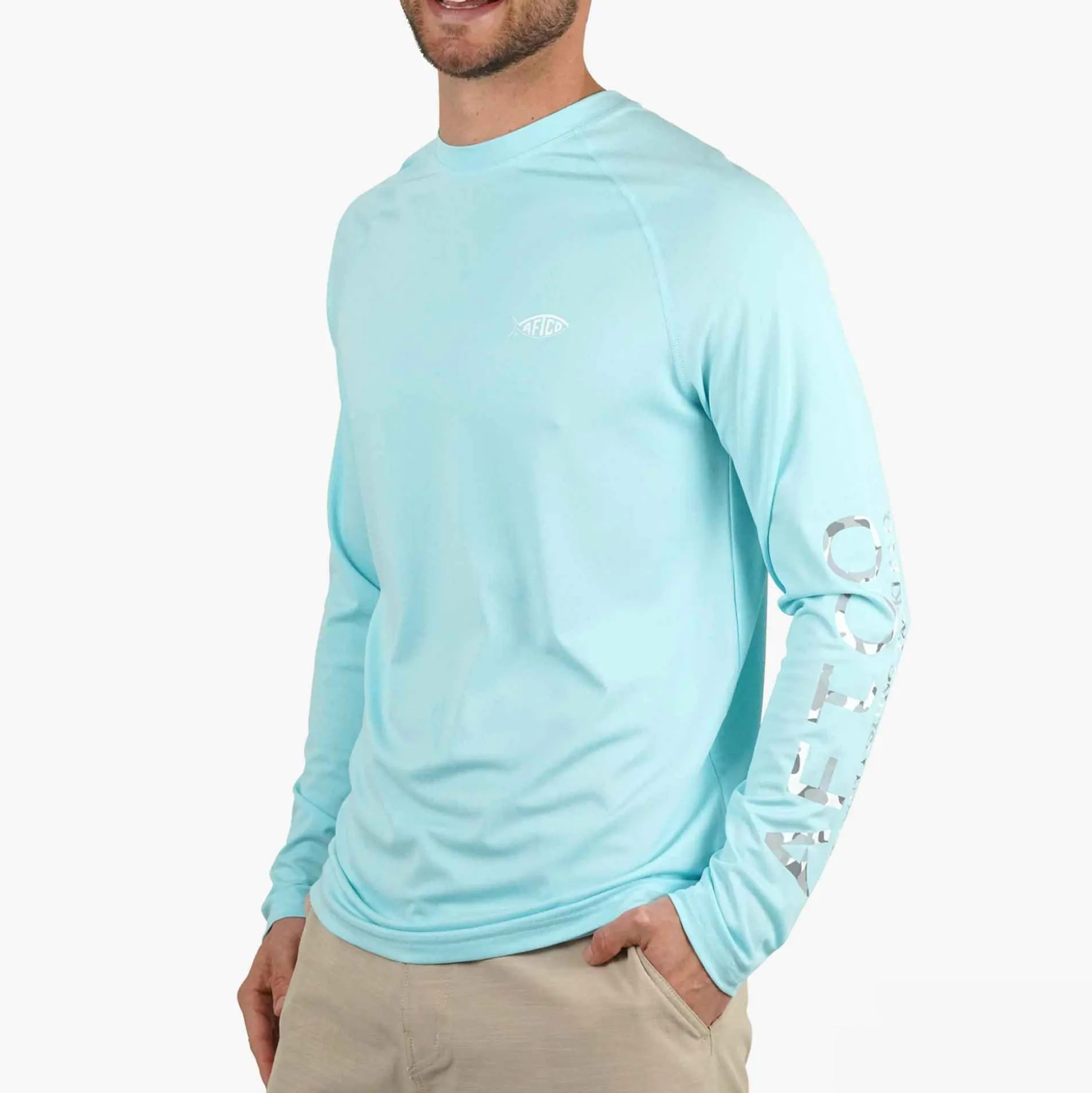 Men's Long Sleeve Sun Protection Shirt - Samurai by AFTCO