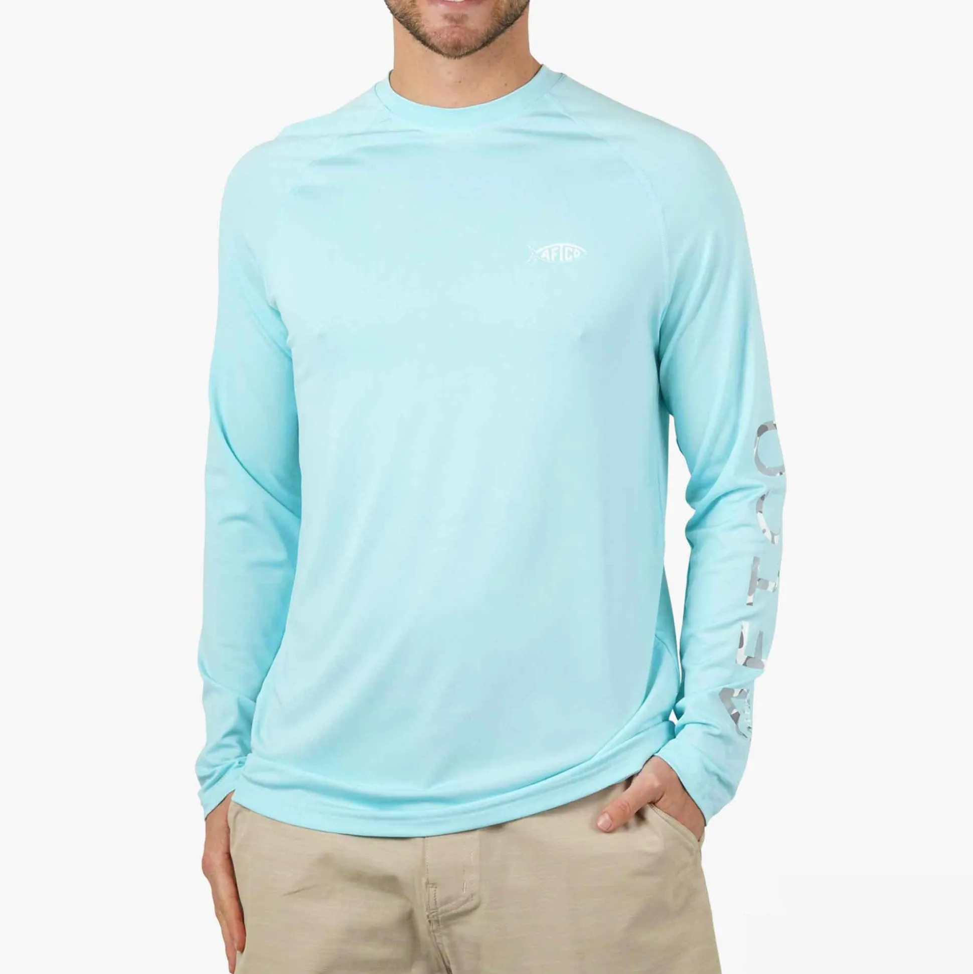 Men's Long Sleeve Sun Protection Shirt - Samurai by AFTCO