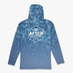 OG Camo UVX LS Hooded Fishing Shirt | AFTCO