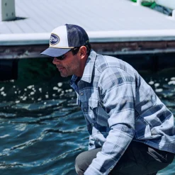 Powerboat Trucker Fishing Snapback Hat | AFTCO
