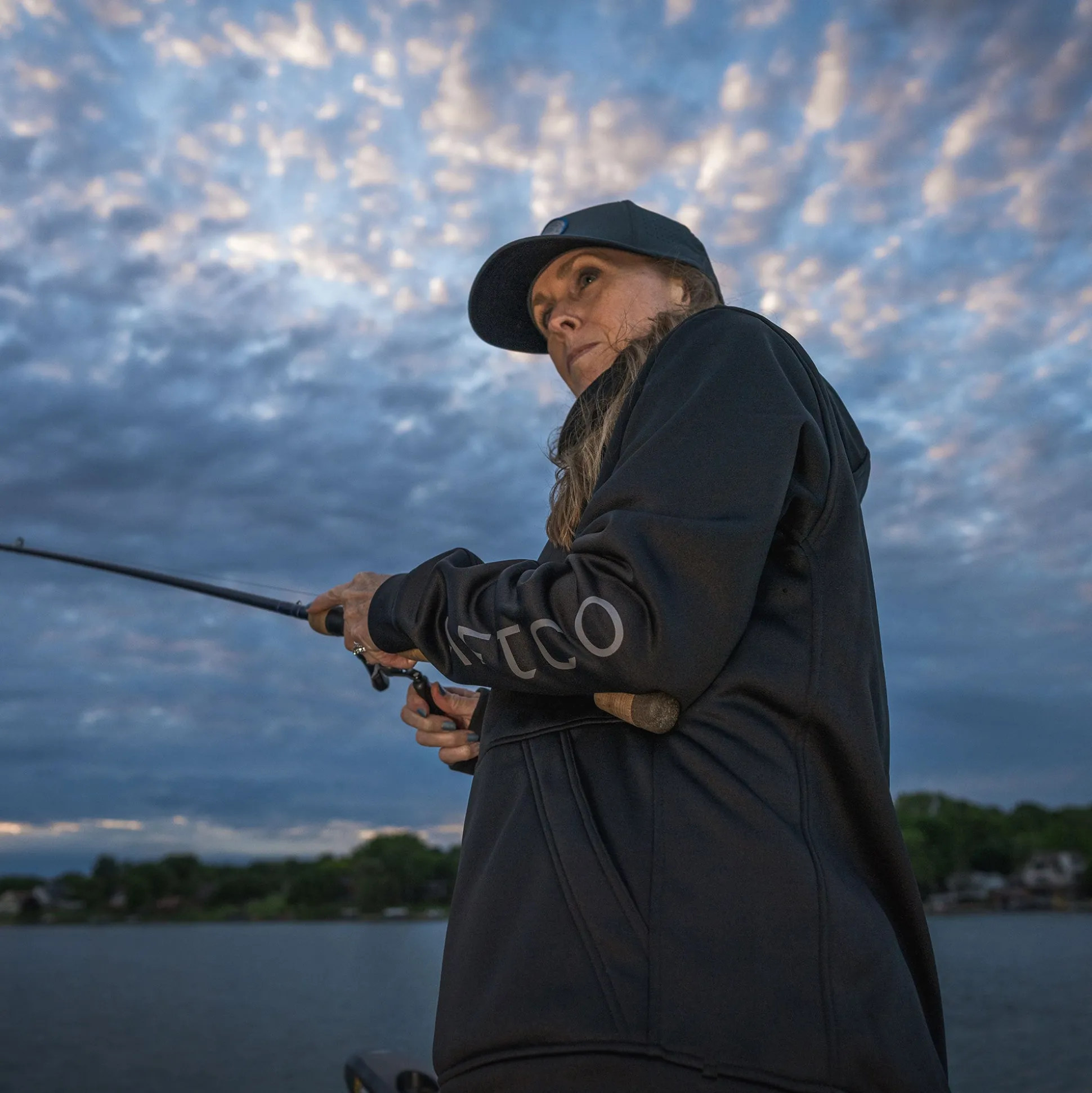 Reaper Hoodie: technical fishing sweatshirt by AFTCO