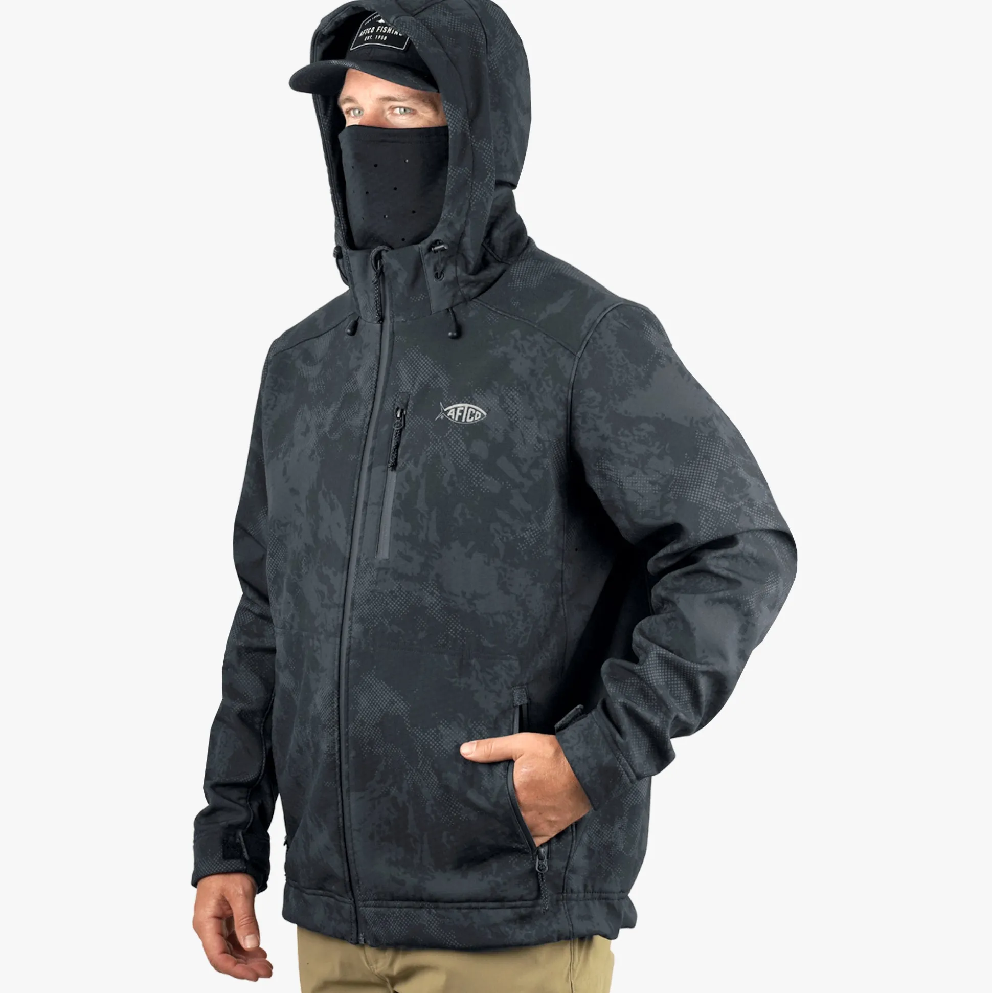 Reaper Tactical Zip Up Camo Softshell Jacket
