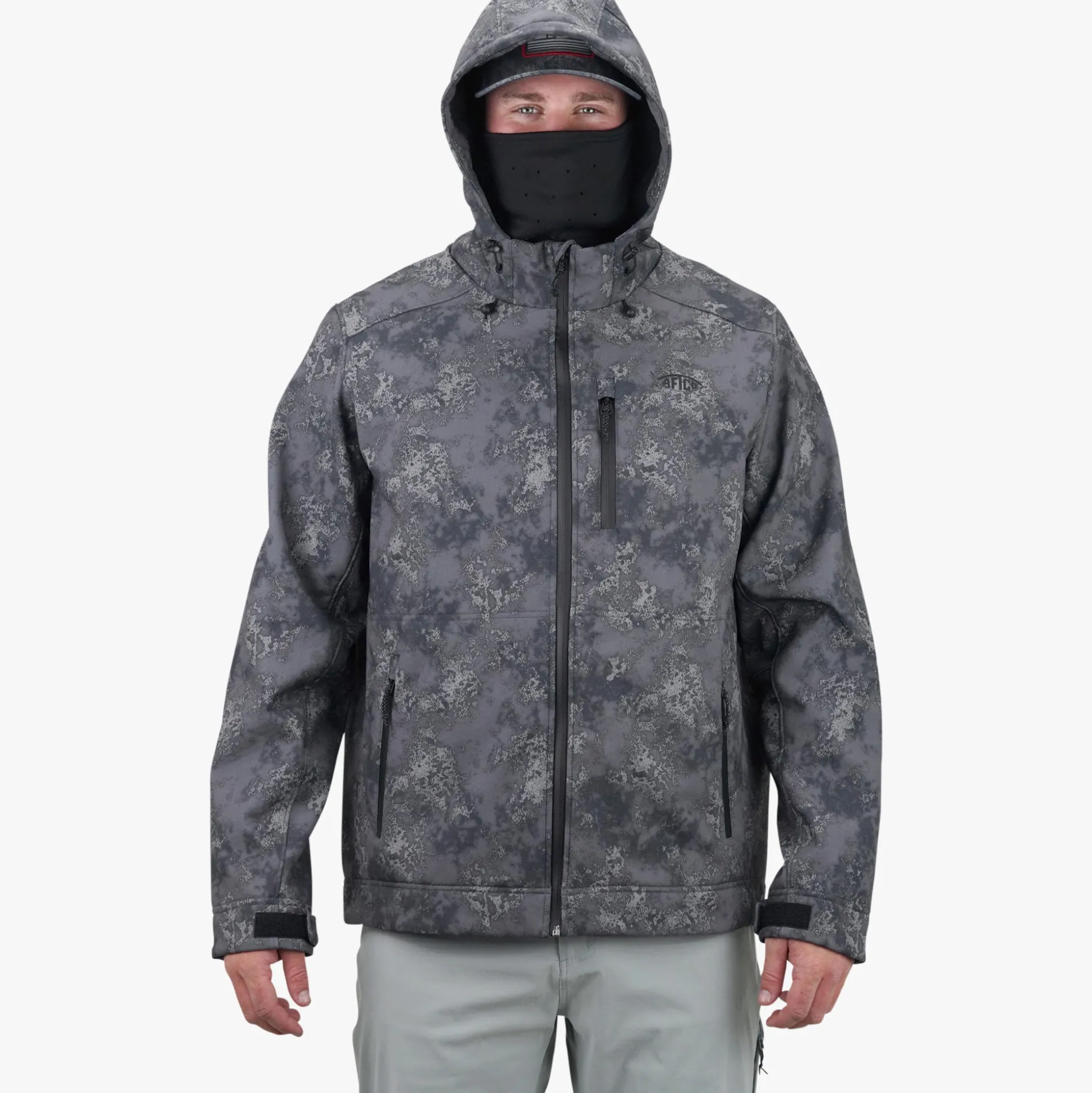 Reaper Tactical Zip Up Camo Softshell Jacket