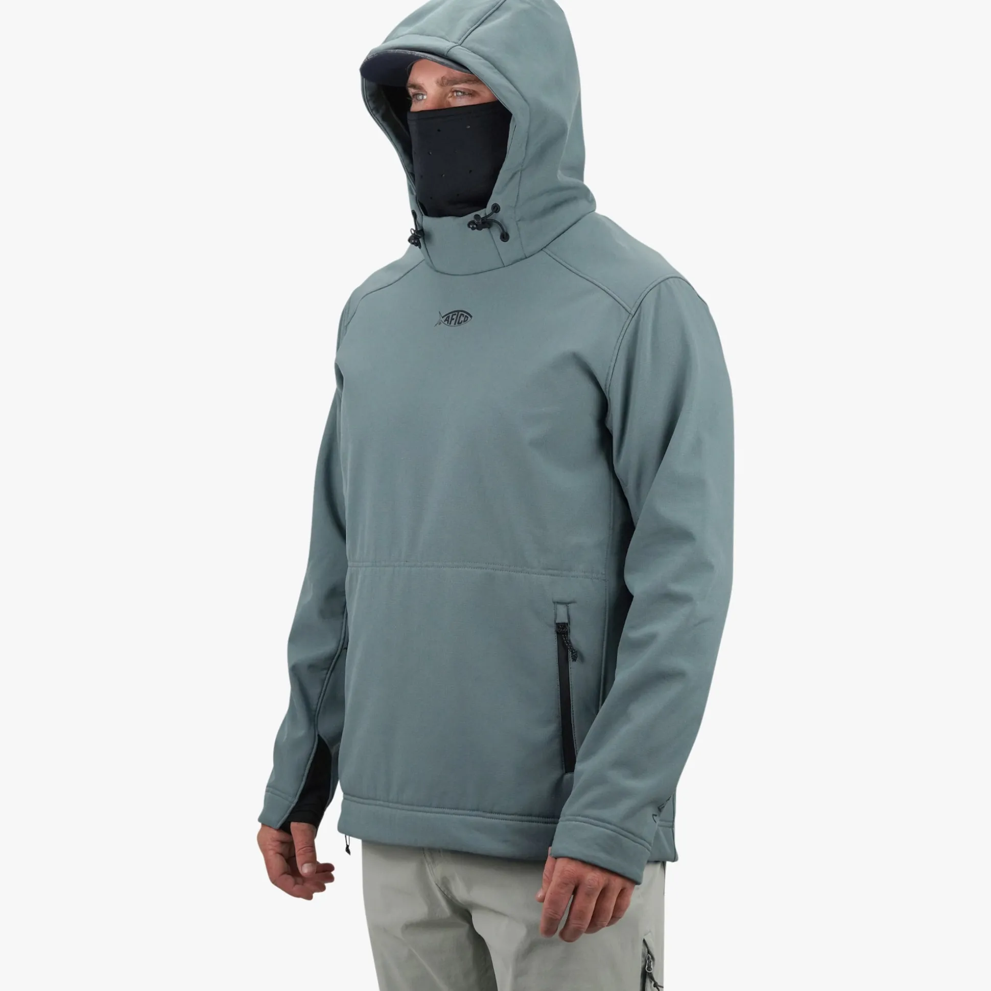 Reaper Windproof Pullover Hoodie - Stretch Softshell | AFTCO