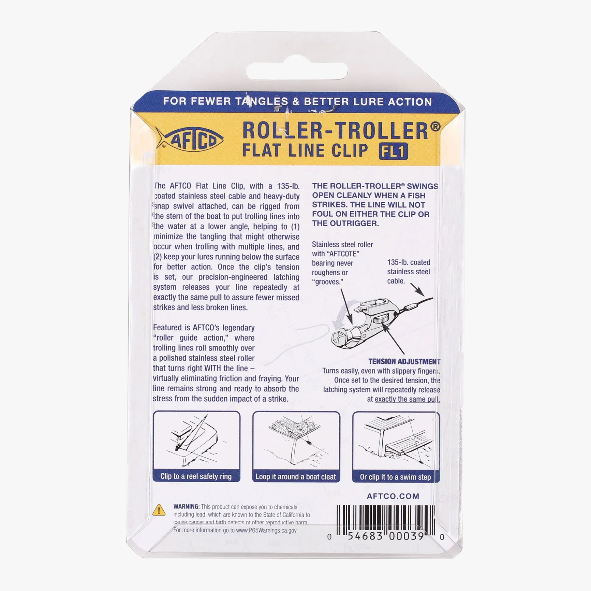 Roller-Troller Flat Line Clips