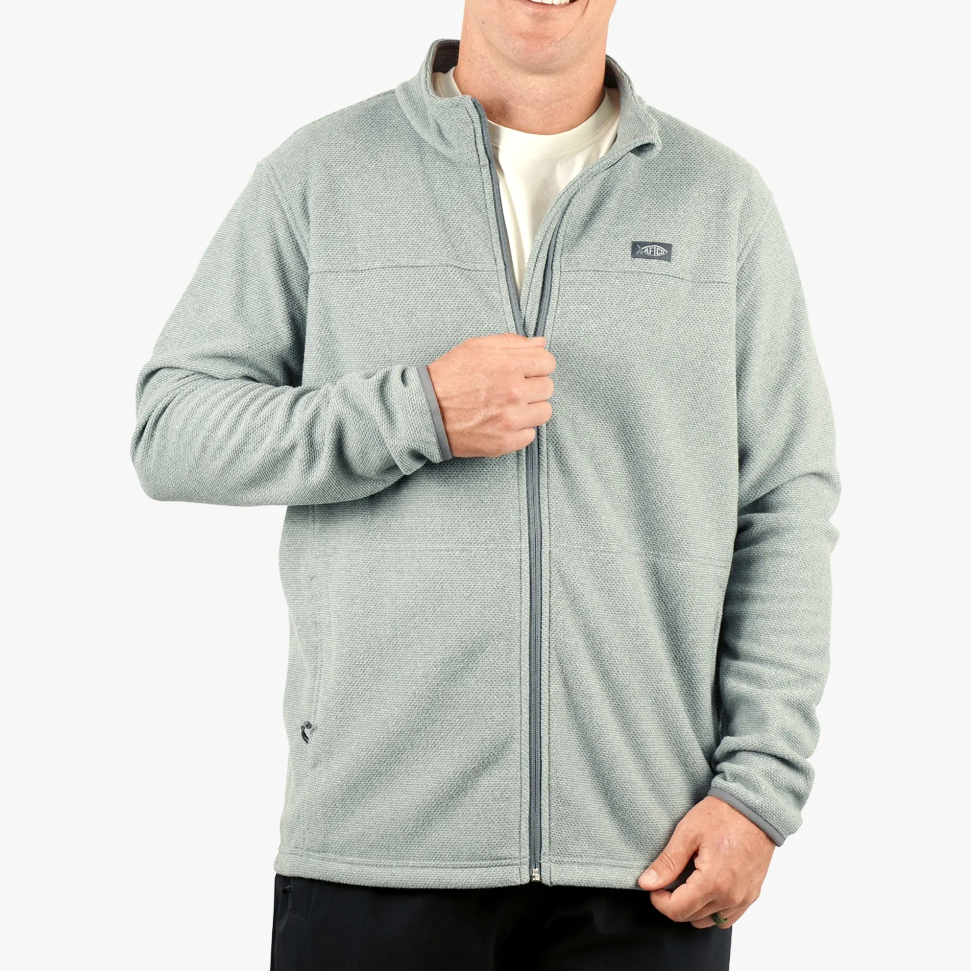 Sentinel Full Zip Fishing Fleece | AFTCO