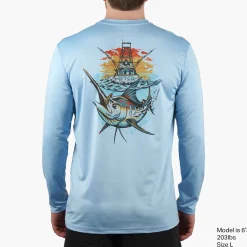 Ship Out UVX LS Fishing Sun Shirt | AFTCO
