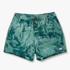 Strike Printed Swim Trunks | Deep Navy