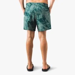 Strike Printed Swim Trunks | Deep Navy