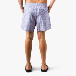 Strike Printed Swim Trunks | Deep Navy