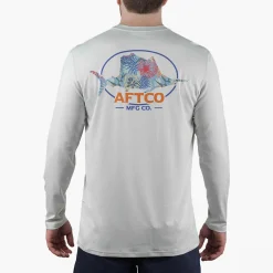 Summertime UVX LS Sun Protection Fishing Shirt | AFTCO